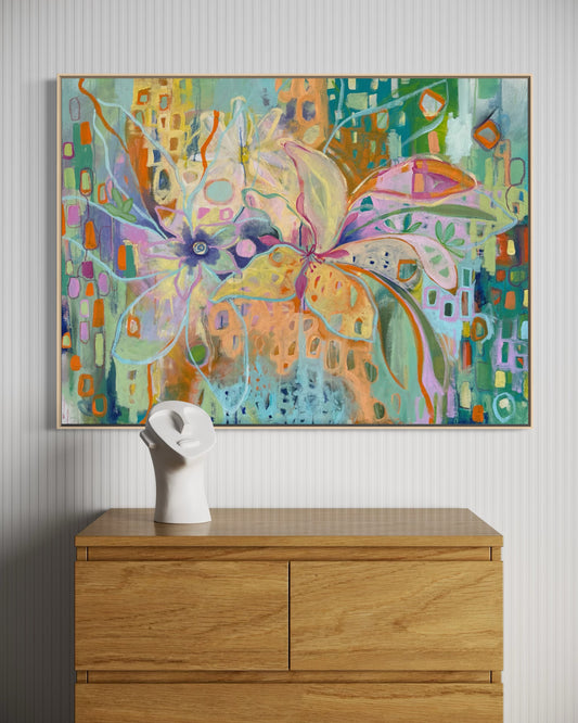 Frangipani - Prophetic Original Acrylic Painting 2026